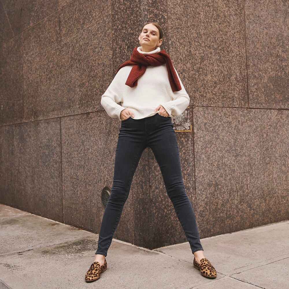 Madewell 10" High-Rise Skinny in Eclipse Wash